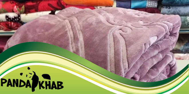 پتو تک رنگ نرمین طلایی