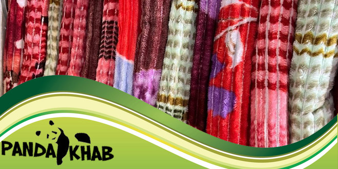 پتو کرکره ای گلدار