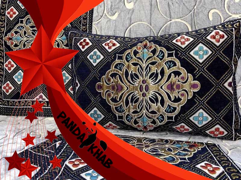 خرید عمده روبالشی مخمل شانل