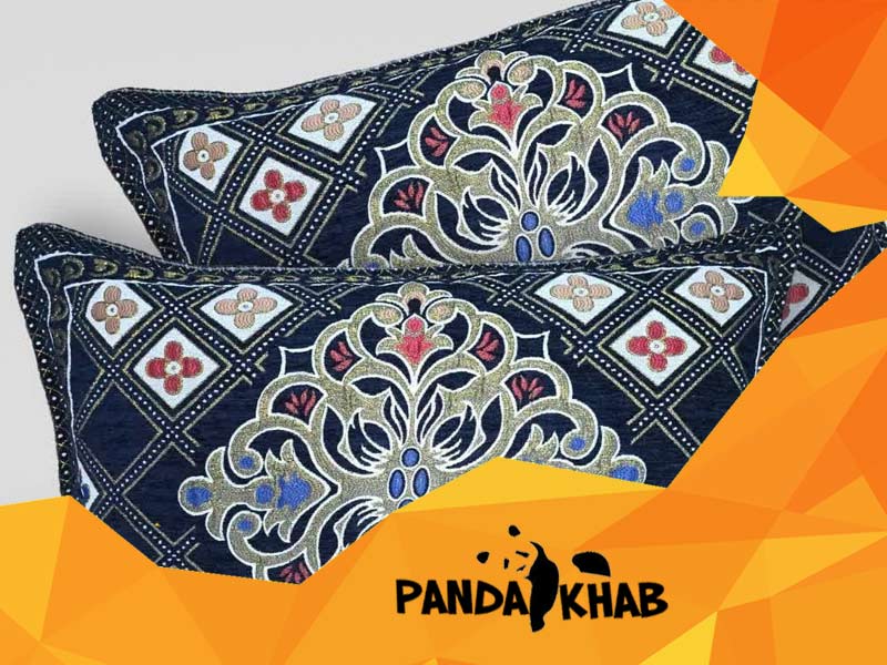 صادرات روبالشی مخمل زرکدار